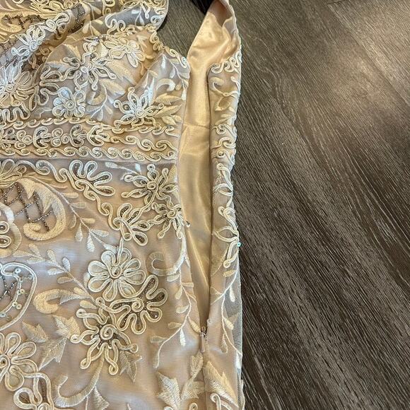 NWT Sue Wong Beaded Sequin Dress Size 0 Art Deco Gatsby Formal‎ Cocktail Gown - Picture 10 of 16